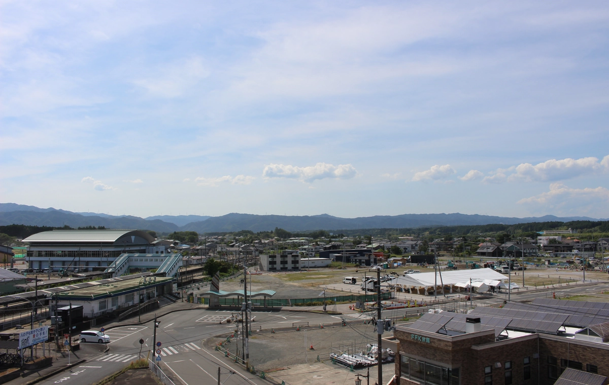 浪江町のまちなみ